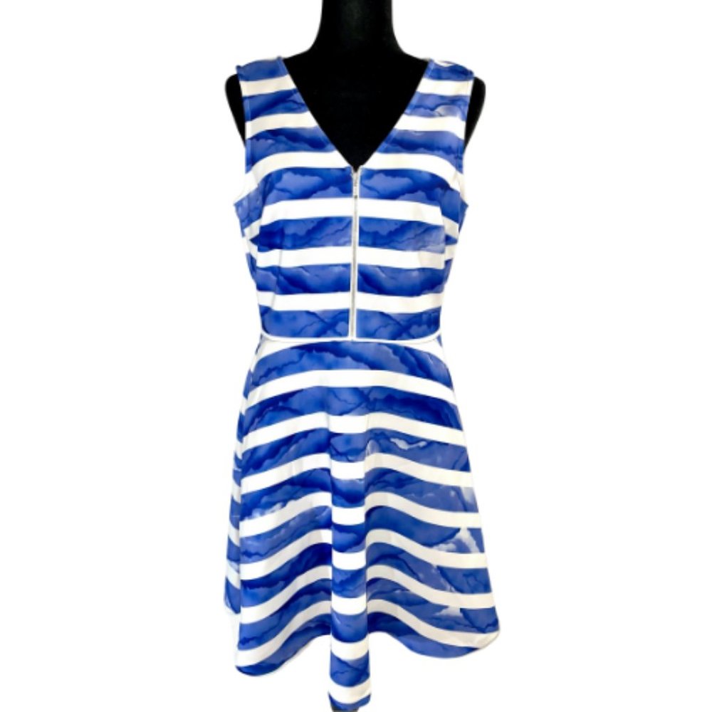 Apt. 9 Blue and White Dress